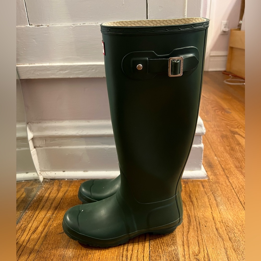 Woman’s Green Hunter Boots